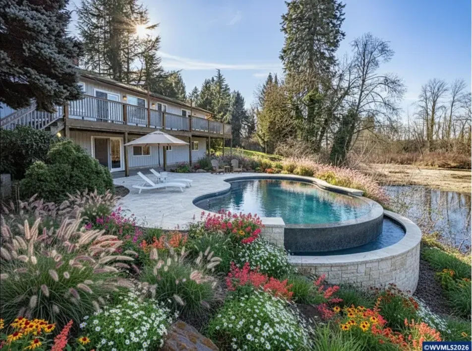 Backyard after Pool Canvas AI design